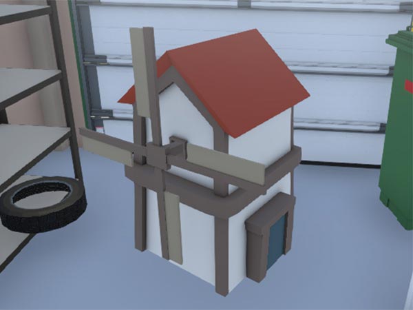 3D model of a windmill